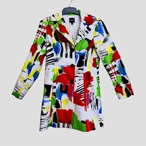 Bigio Collection Art to Wear Abstract Coat